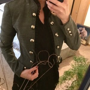 Grey Detailed Blazer